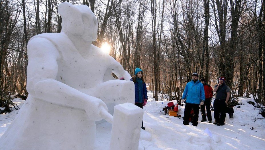 escultura participante en la edicion 2018 del FENU