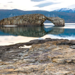 Lago Posadas en Santa Cruz