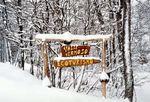 centros montaña tierra del fuego:  entrada a Valle Hermoso en Ushuaia