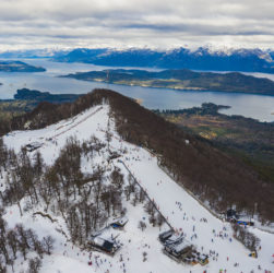 Mes de agosto con nieve en el Cerro Bayo de Villa La Angostura