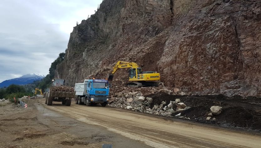 trabajos en ruta 40 entre villa la angostura y bariloche