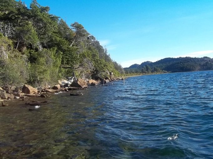 Lago Lezana en Cholila