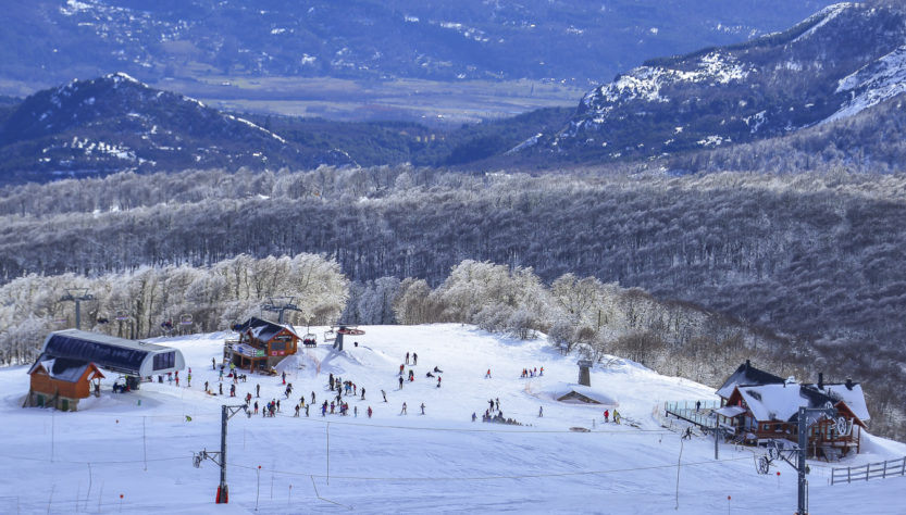 Chapelco nevado en agosto