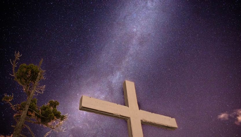 Foto nocturna en el Cerro Amigo