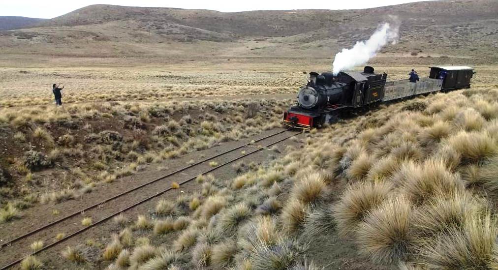 Servicio para turistas extranjeros en La Trochita