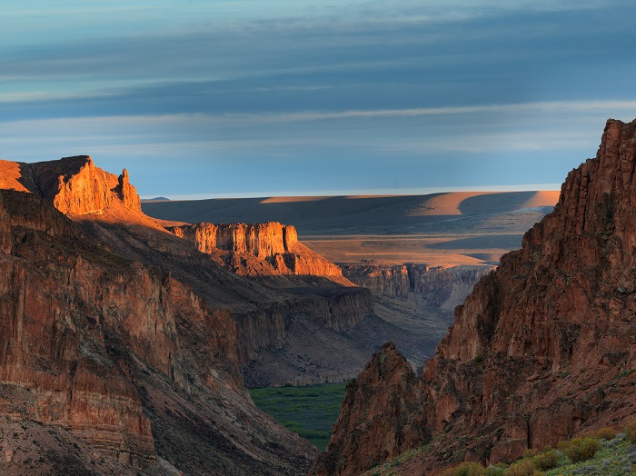 Panorámica del Portal Cañadón Pinturas del Parque Patagonia