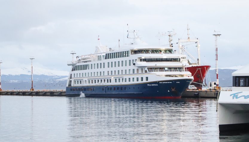 Primer crucero temporada 2019 2020 que arribó a Ushuaia