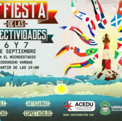 Flyer Fiesta de las Colectividades en Ushuaia