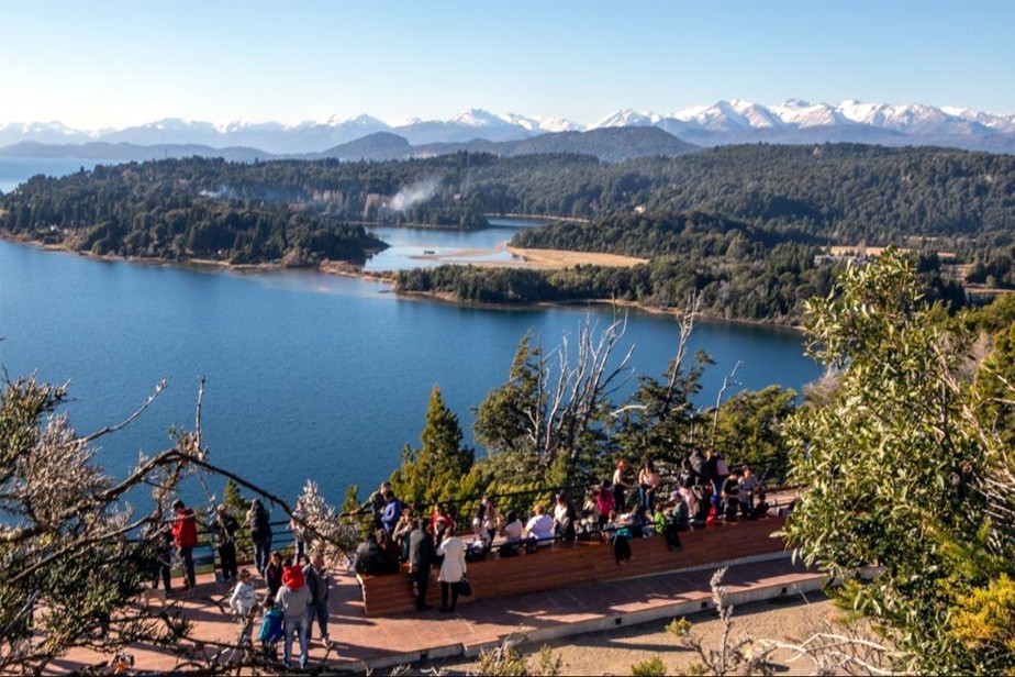 Punto panorámico en Bariloche