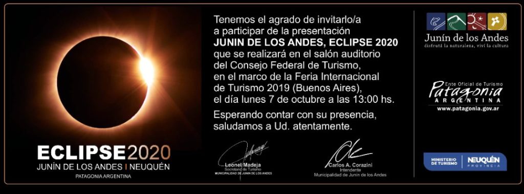 Presentación del Eclipse 2020 en la Feria Internacional de Turismo