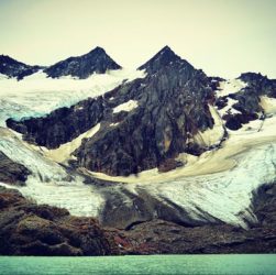 Vista panorámica del Glaciar Vinciguerra