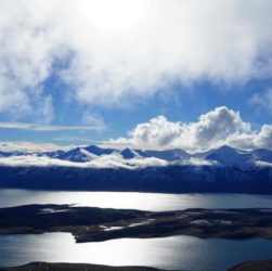 Cerro Cristal desde la cumbre