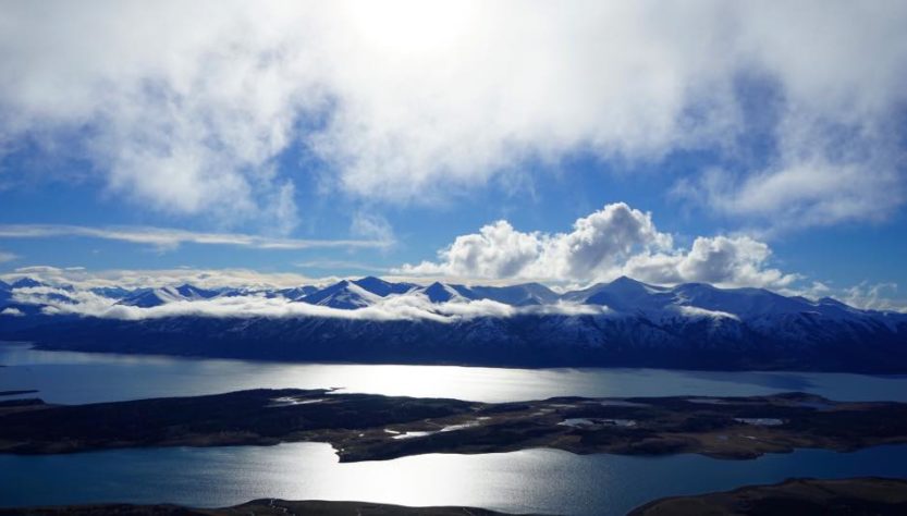 Cerro Cristal desde la cumbre