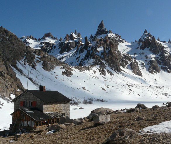 Bariloche refugios pernocte