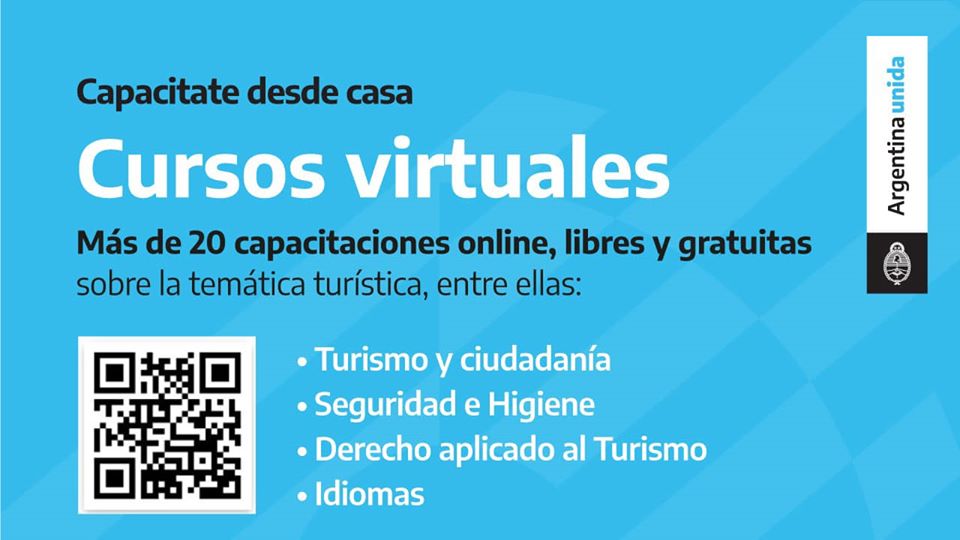 Flyer cursos de Turismo