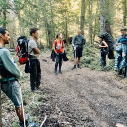 Operativo en los refugios de El bolsón