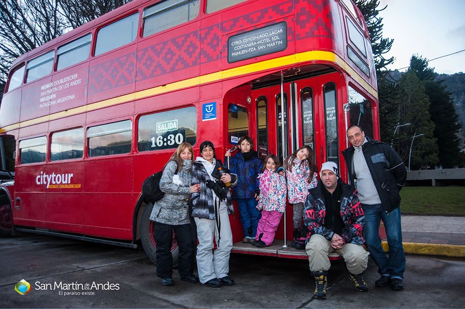 Bus turístico de San Martín de los Andes.