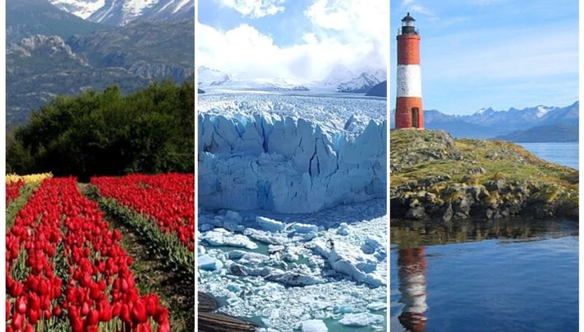 Chubut, Santa Cruz y Tierra del Fuego.