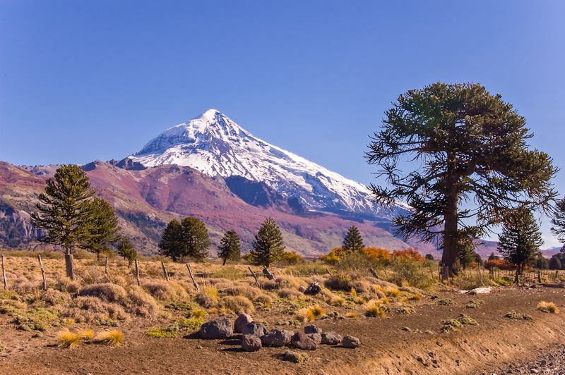 Volcán Lanin en Neuquén.