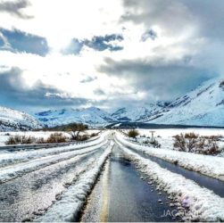 Esquel, nevadas en la Patagonia