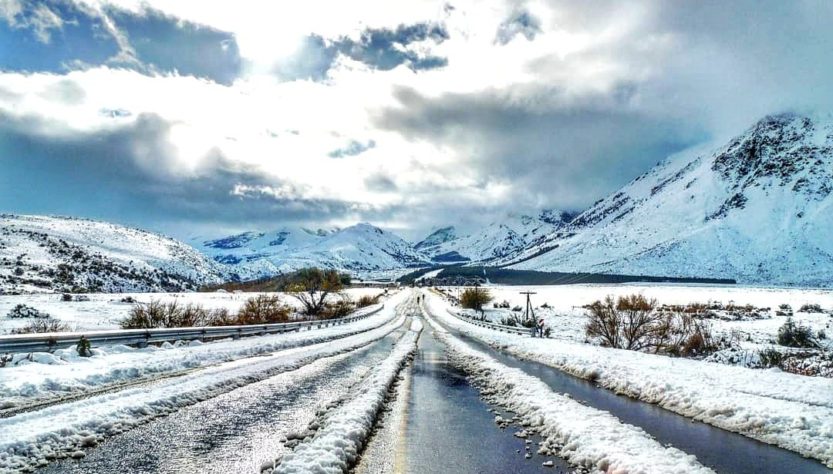 Esquel, nevadas en la Patagonia