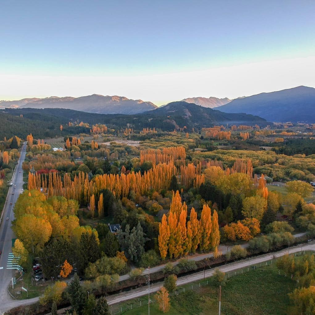 Panorámica de El Bolsón. Comarca Andina, localidades que habilitaron el paso.