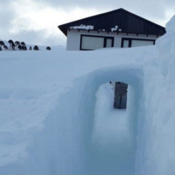 Túnel Caviahue hielo nieve