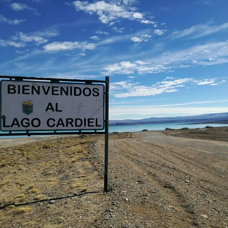 Lago Cardiel, historia.