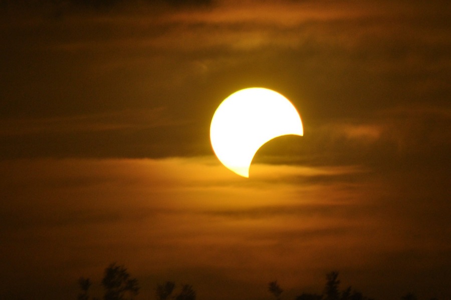 Eclipse solar 2020, durante la pandemia.