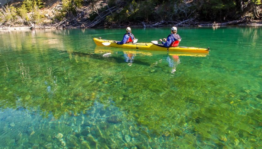 Kayak Patagonia Previaje río.