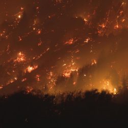 Fuego en la Comarca Andina