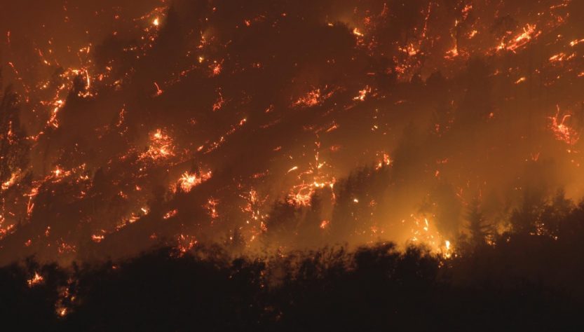 Fuego en la Comarca Andina