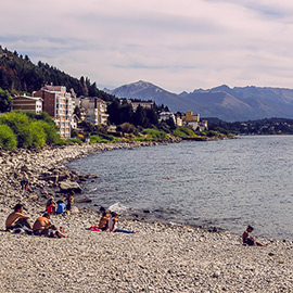 Playas de Bariloche: del centro