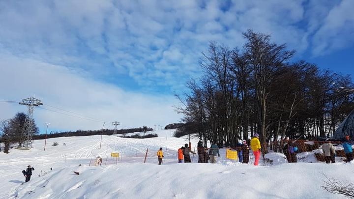 Nieve en Santa Cruz: Valdelen