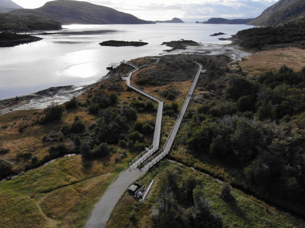 Obras en el Parque Nacional Tierra del Fuego