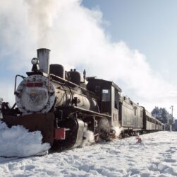 La Trochita en julio, invierno 2023