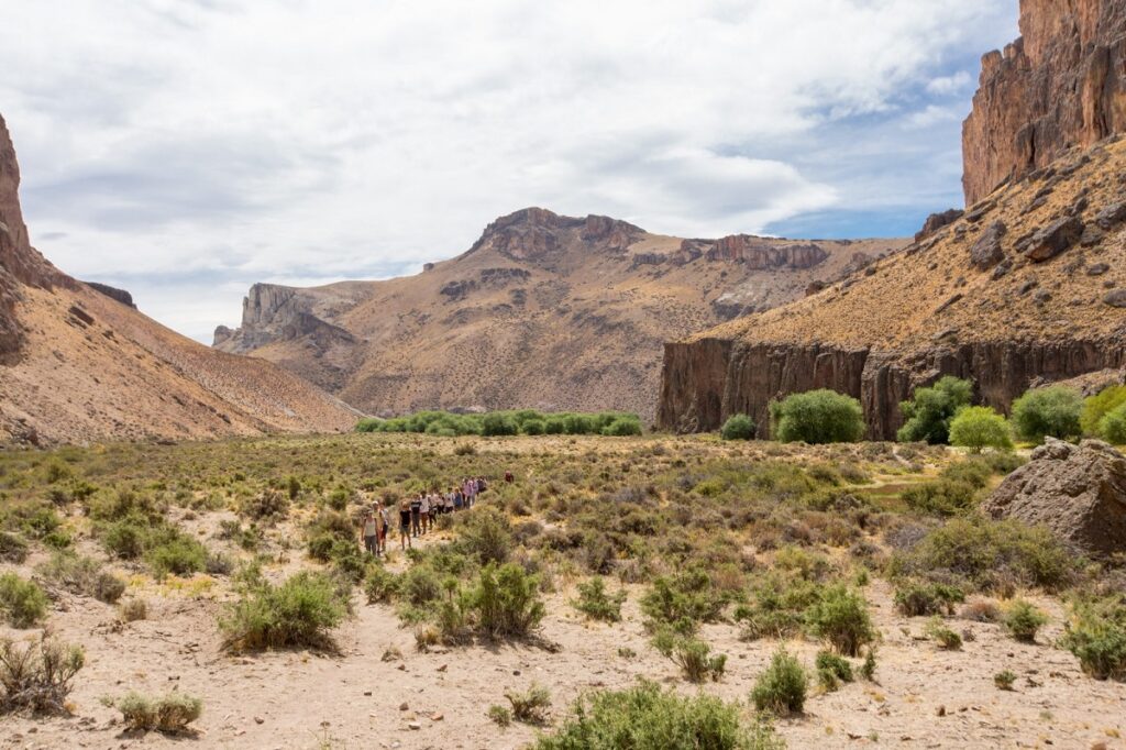 Portal Cañadón Pinturas, punto recomendando para la observación del eclipse Patagonia